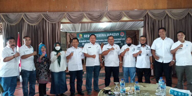serah terima jabatan tinggi pratama dan administrator di lingkungan bpbd kabupaten bandung....
