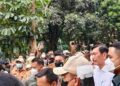 luhut datang ke kmpus ui untuk kuliah umum ...