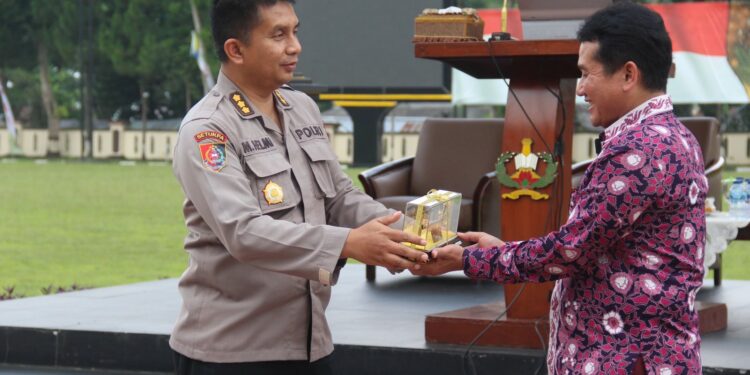 dede farhan aulawi beri motivasi serdik setukpa Polri di sukabumi, jawa barat...