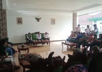 bupati bandung silaturahmi dengan insan pers...