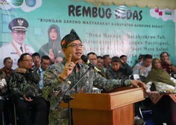 Bupati Kab. Bandung Dadang Supriatna Gelar Rembug Bedas ke-28