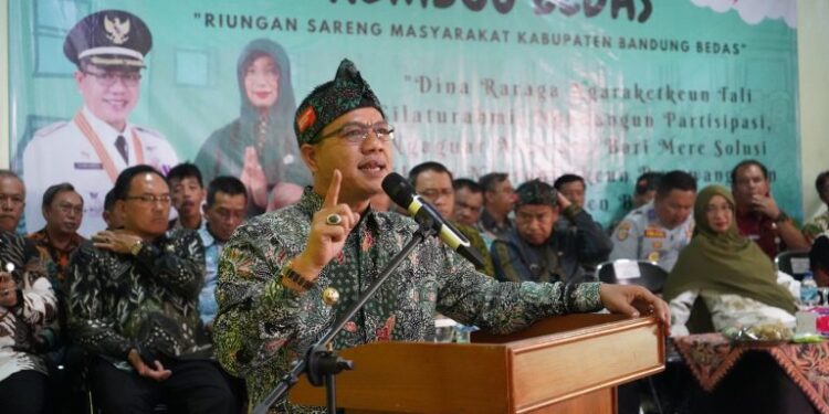 Bupati Kab. Bandung Dadang Supriatna Gelar Rembug Bedas ke-28