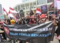 Aksi Demo di Depan Gedung KPU RI “Tolak Kecurangan Pemilu 2024”...