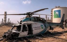Helikopter Saudi Aramco Jatuh