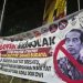 Spanduk Penolakan Safari Jokowi main Raja-raja nan